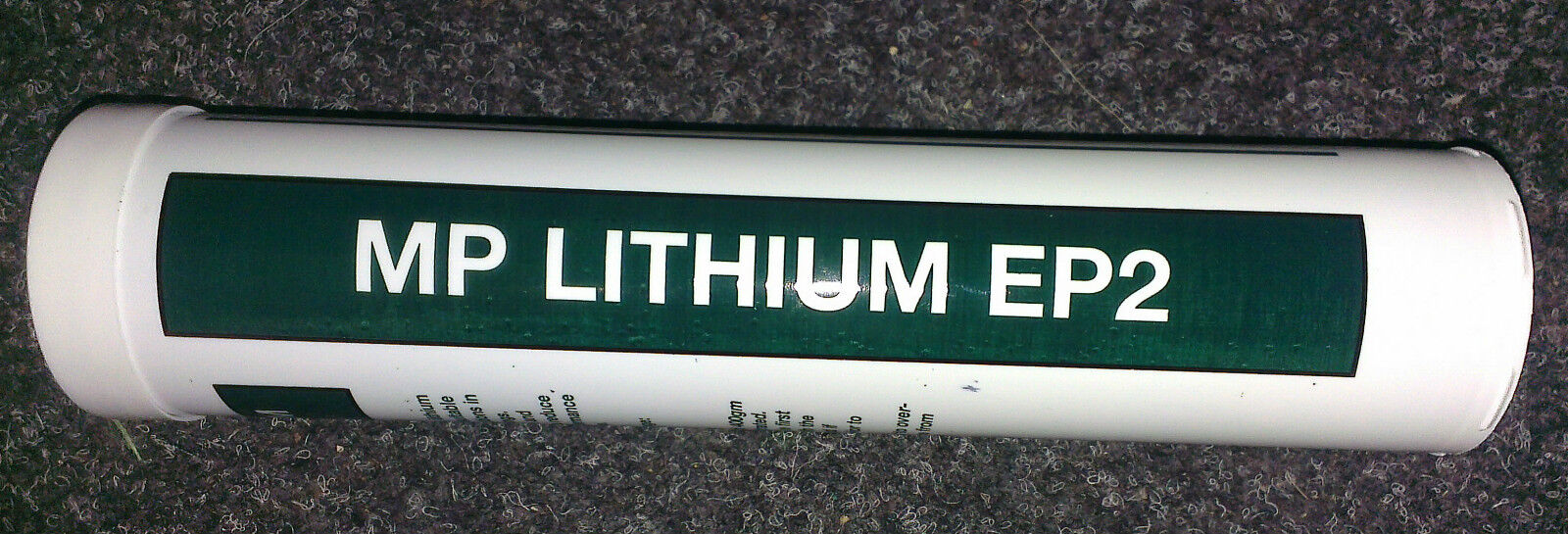 EP2 LITHIUM GREASE Gun Cartridge 400g Tube General Heat Multi Purpose