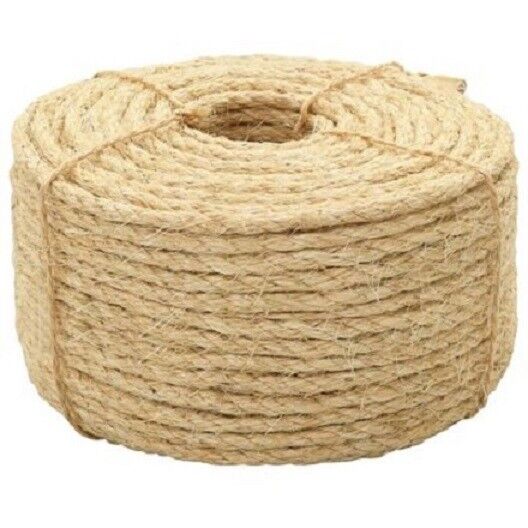 Sisal 3 Strand Rope, Natural Fibre Rope 12mm - 18mm - More Than Just Ropes