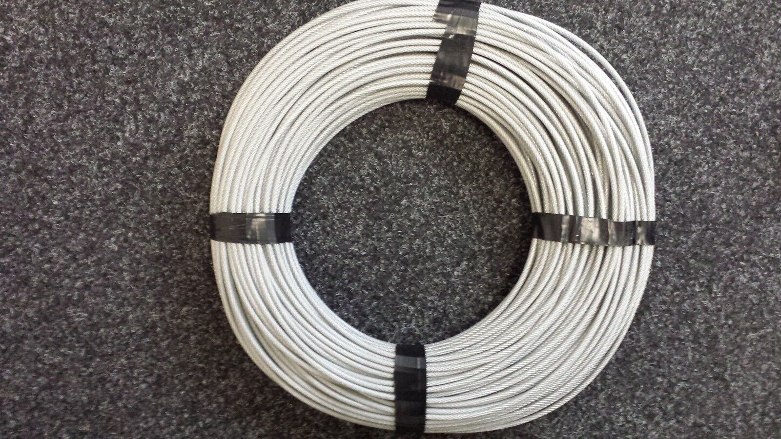 qGym Wire Rope Cable 100 Metres 34mm PVC Coated FREE DELIVERY More