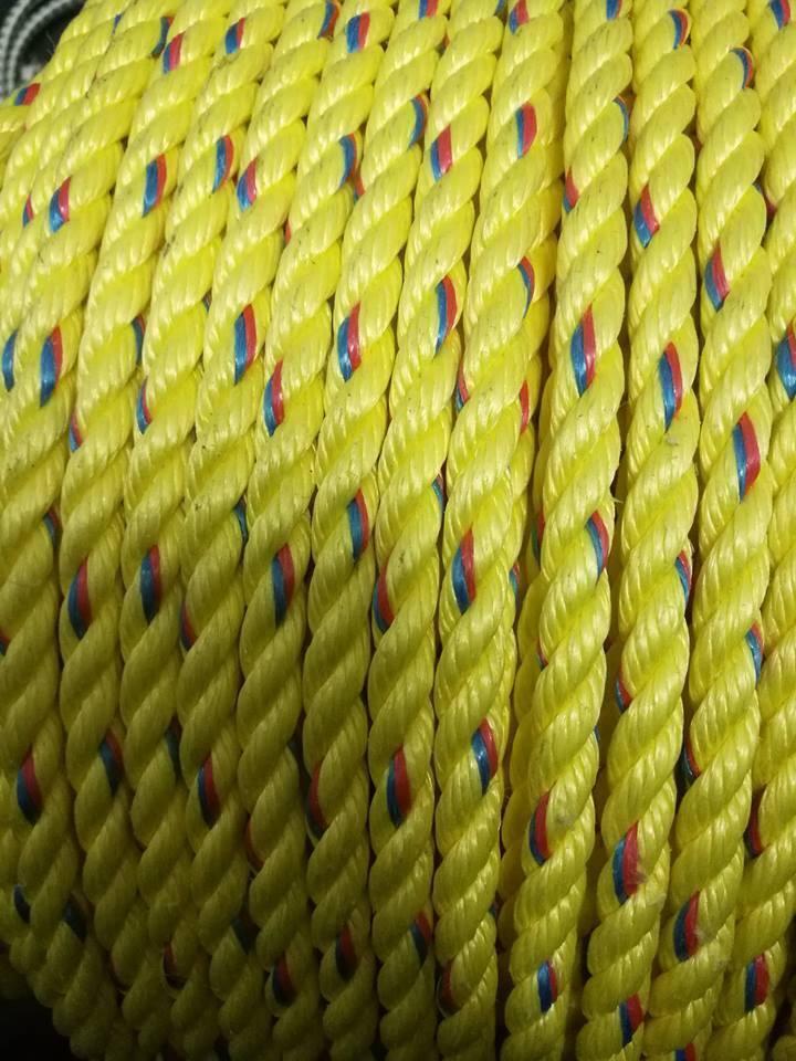 11mm High Tenacity Strong Yellow Polysteel Rope, Marine, Arborist
